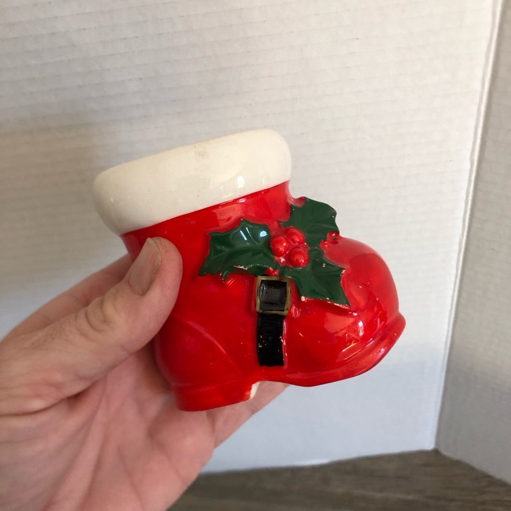 Vtg Ceramic Candle Holder - Japan - Picture 11 of 11
